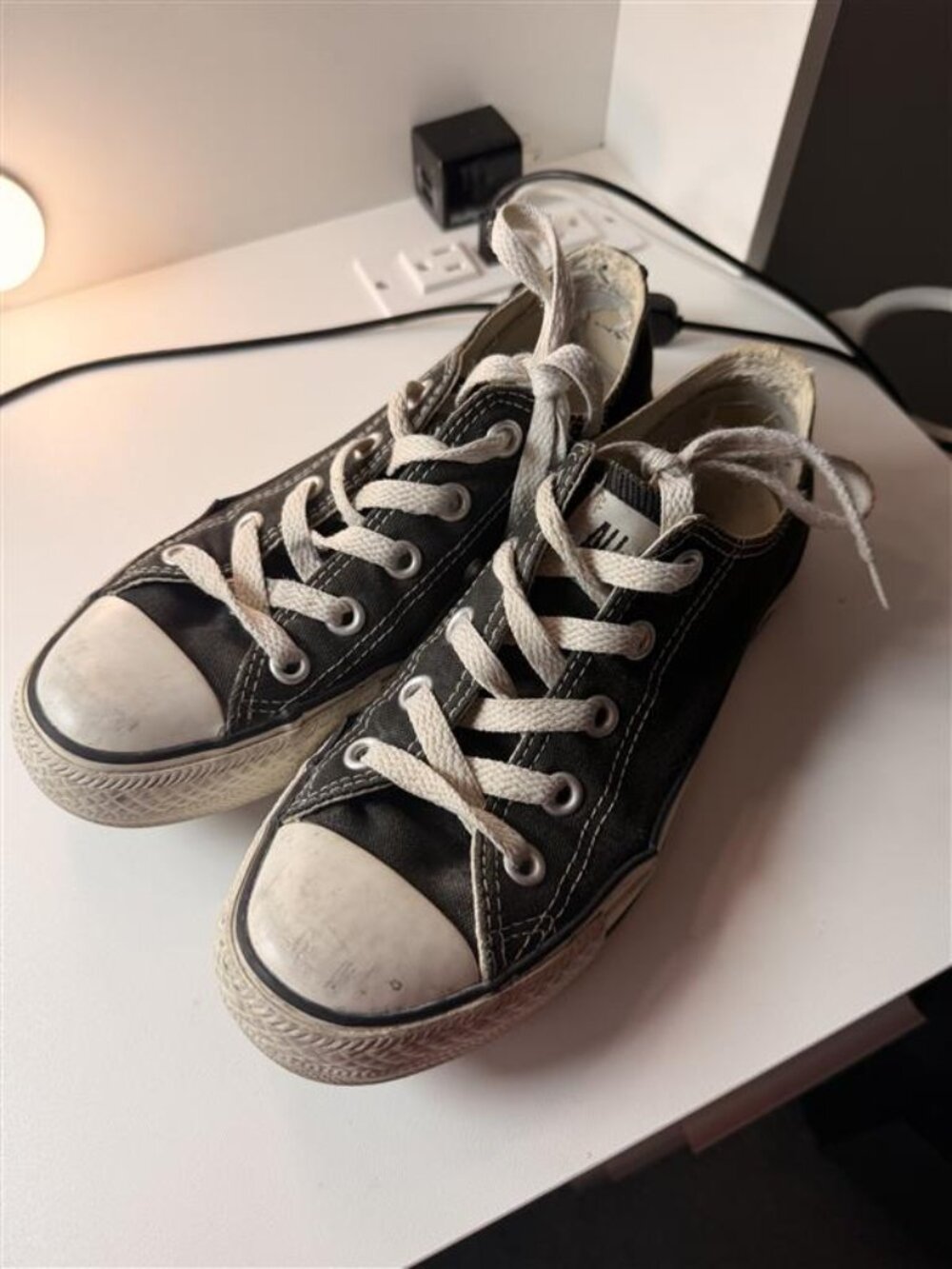 black converse All Star Low Top Sneaker